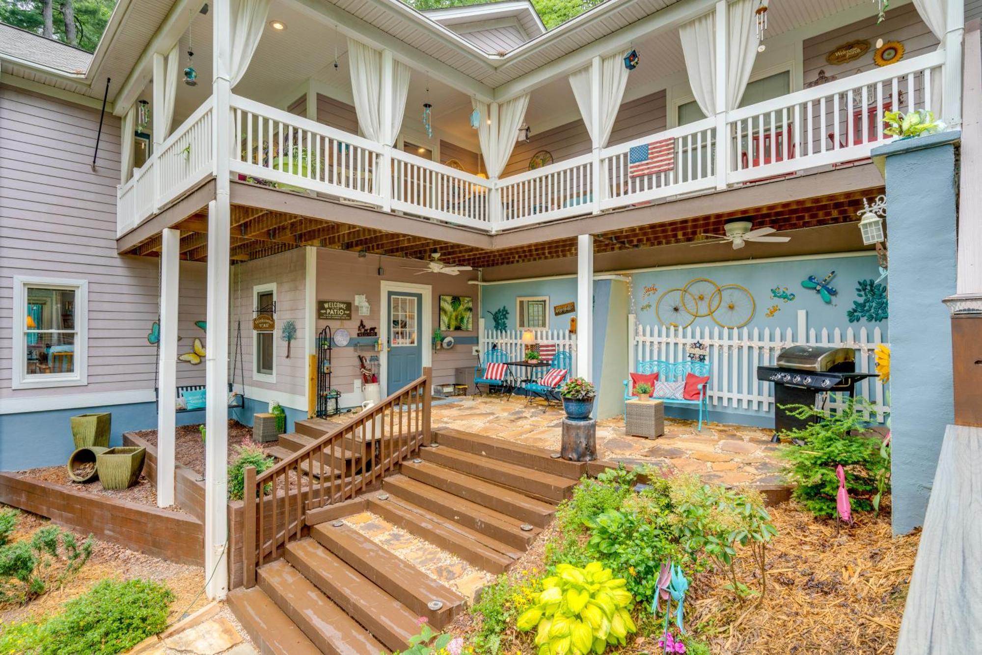 Creekside Hendersonville Haven Hot Tub And Fire Pit 外观 照片