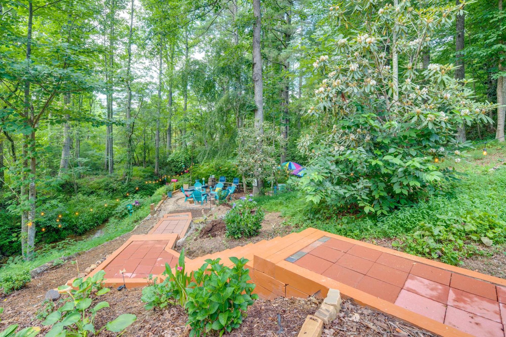 Creekside Hendersonville Haven Hot Tub And Fire Pit 外观 照片